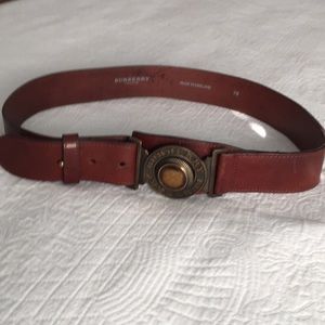 Authentic Burberry London leather belt